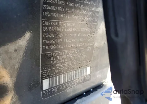 2017 Land Rover Range Rover Sport Sc z USA, uszkodzony, nr VIN SALWR2FE9HA177045